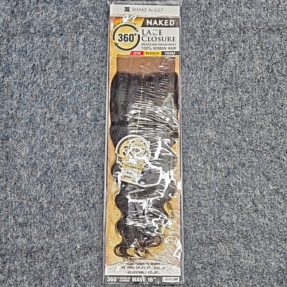 NEW Shake-N-Go Naked 360 Circular Closure Wave 16"